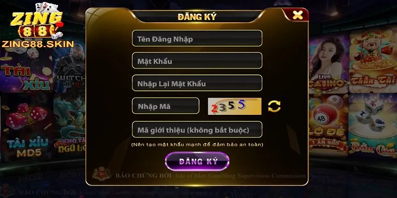 Đăng ký tài khoản chơi Jackpot nổ hũ