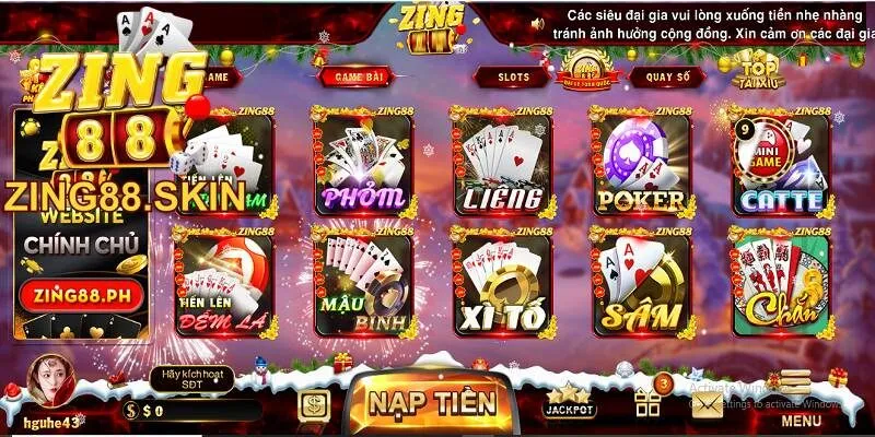 Game bài phỏm tại Zing88 được nhiều người chơi yêu thích