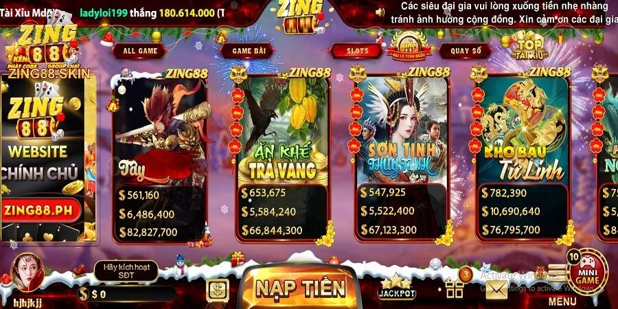 Game slot vô cùng hấp dẫn, thú vị với những giải thưởng cực giá trị