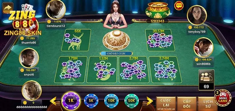 Hướng dẫn các bước tham gia vào Bầu Cua