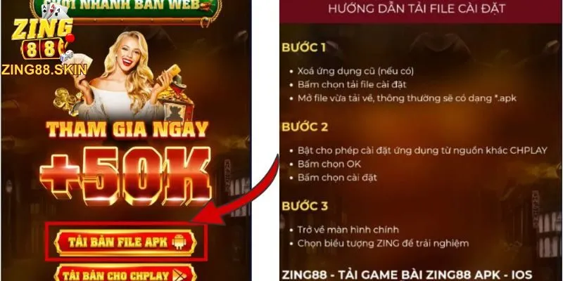 Hướng dẫn tải game Zing88 bản Android đơn giản cho người mới