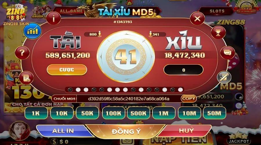 Sử dụng đặt cược gấp thép trong trò chơi tài xỉu