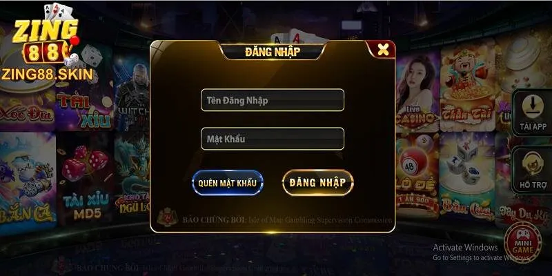 Thông tin hướng dẫn đăng nhập Zing88 đơn giản